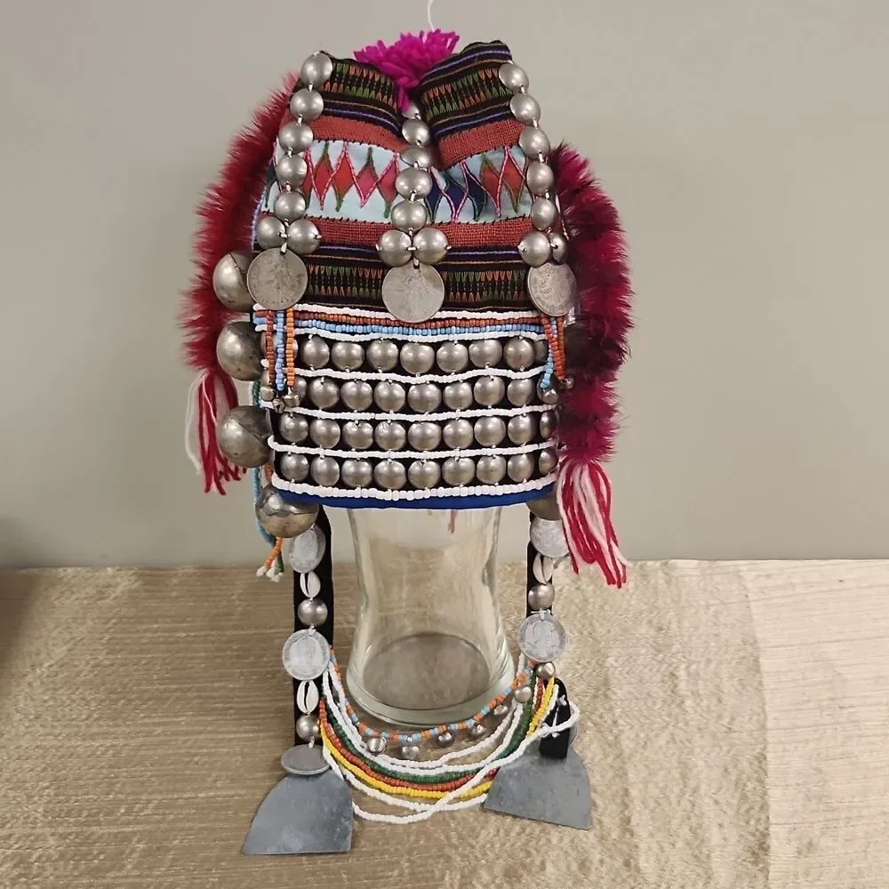Thailand Akha Hill Tribe Child's Cap